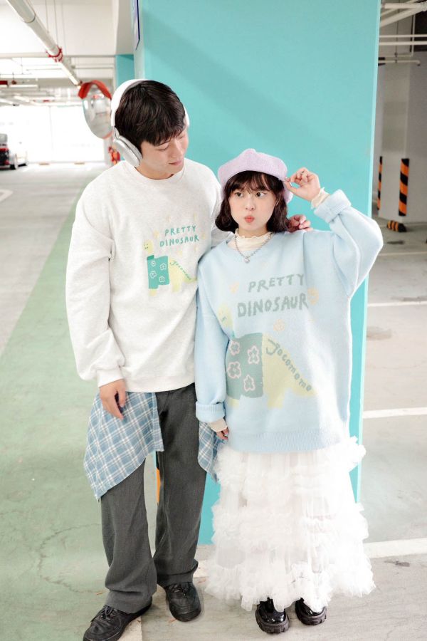 自訂款-漂亮恐龍毛衣 