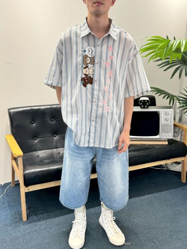 可愛狗狗字母襯衫 