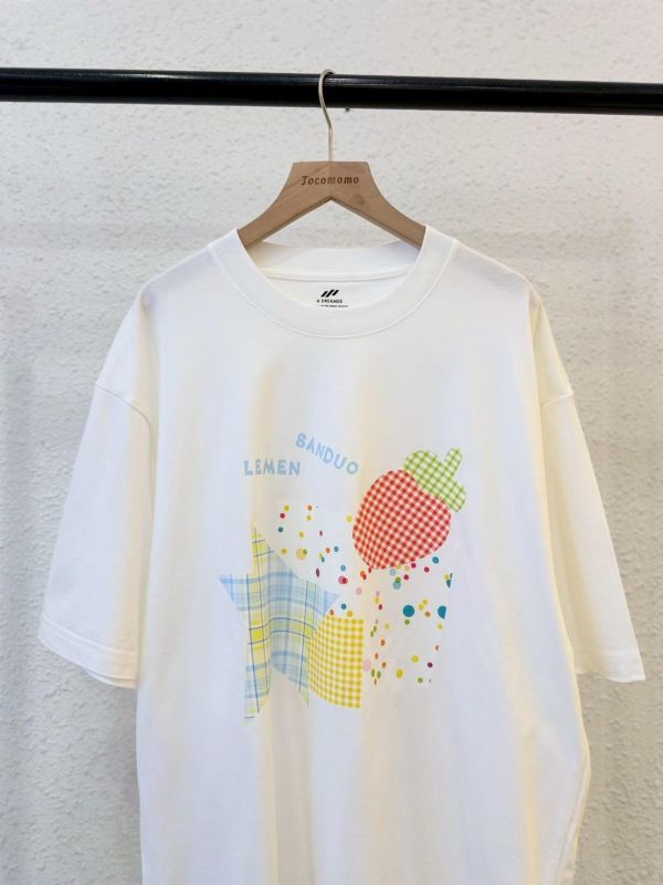 可愛格紋插畫大踢 