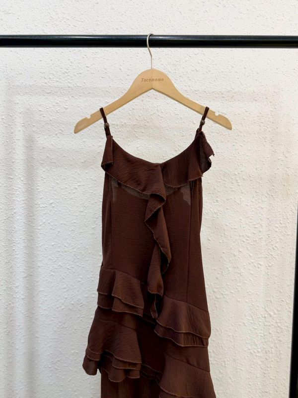 質感荷葉次長洋裝 