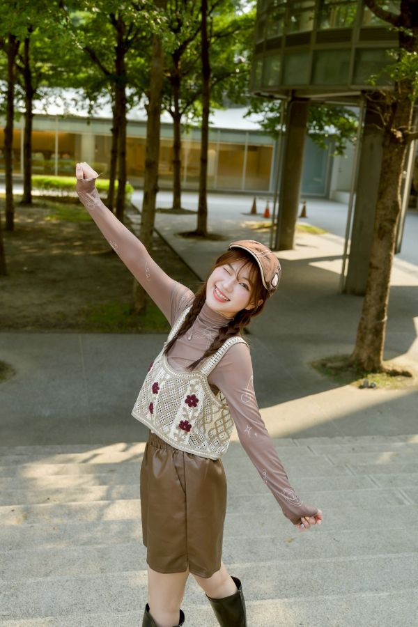 自訂款-手繪塗鴉長袖透膚 