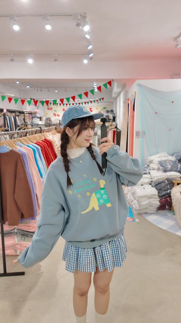 自訂款-漂亮恐龍刺繡大學踢 