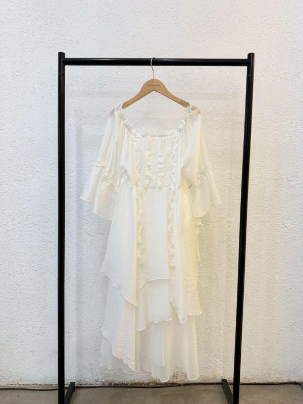 法式公主風長洋裝 