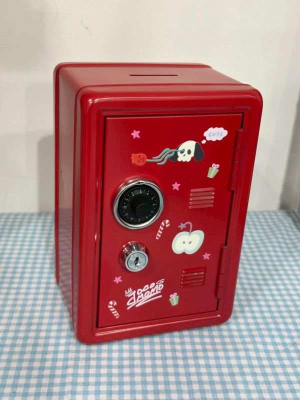 少女小鐵櫃存錢筒 