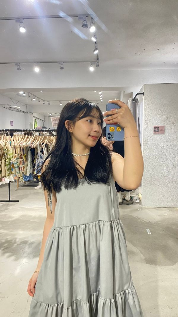 蝴蝶結綁帶蛋糕裙 