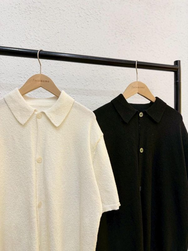 簡約柔軟針織襯衫 