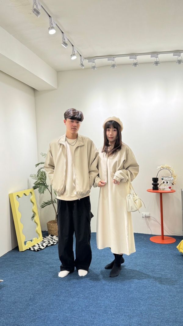 OVERSIZE經典皮外套 