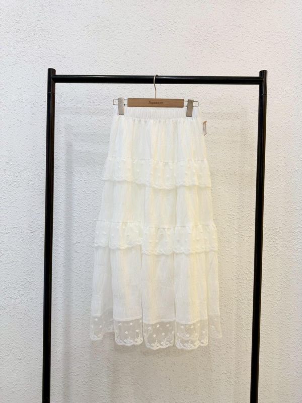 氣質蕾絲花邊長裙 