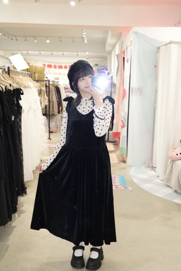 小花花長袖透膚 