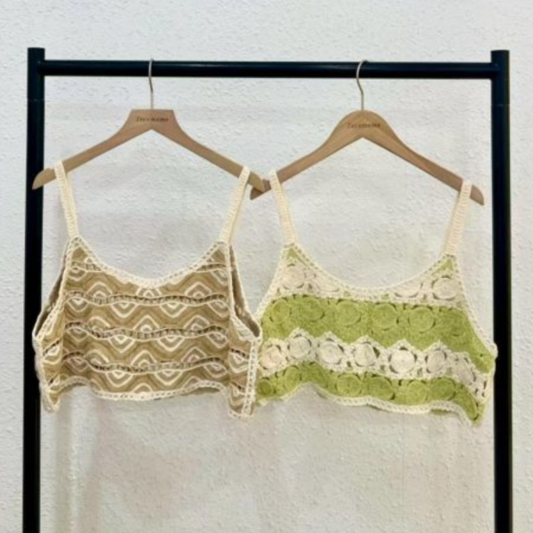 森系波浪小背心 