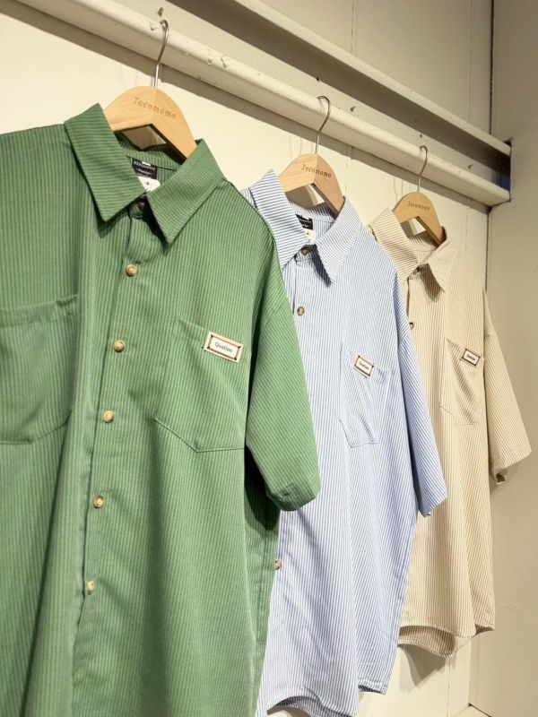 質感條紋口袋襯衫 