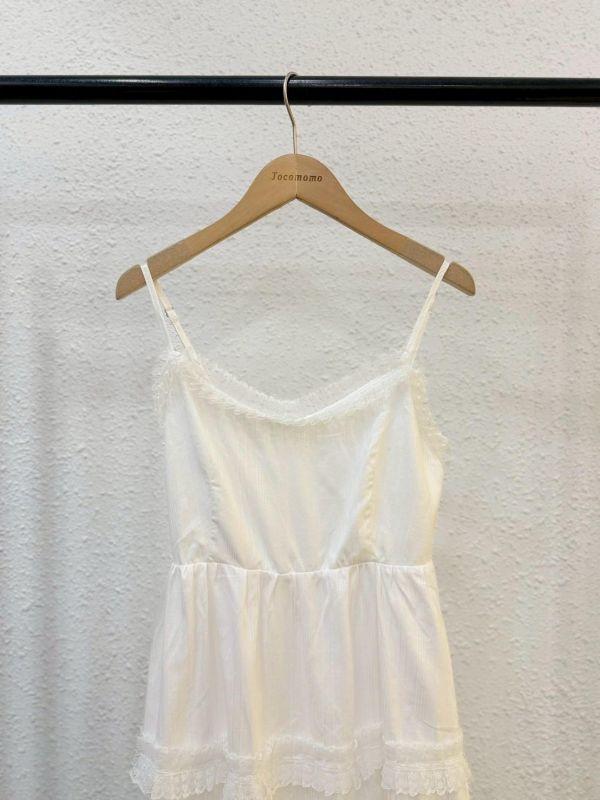 細肩拼接蕾絲洋裝 