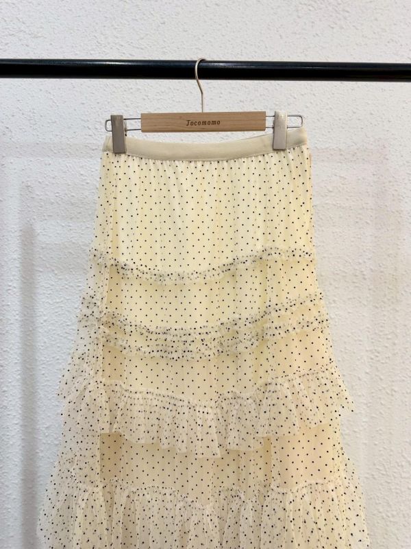 溫柔層次圓點紗裙 