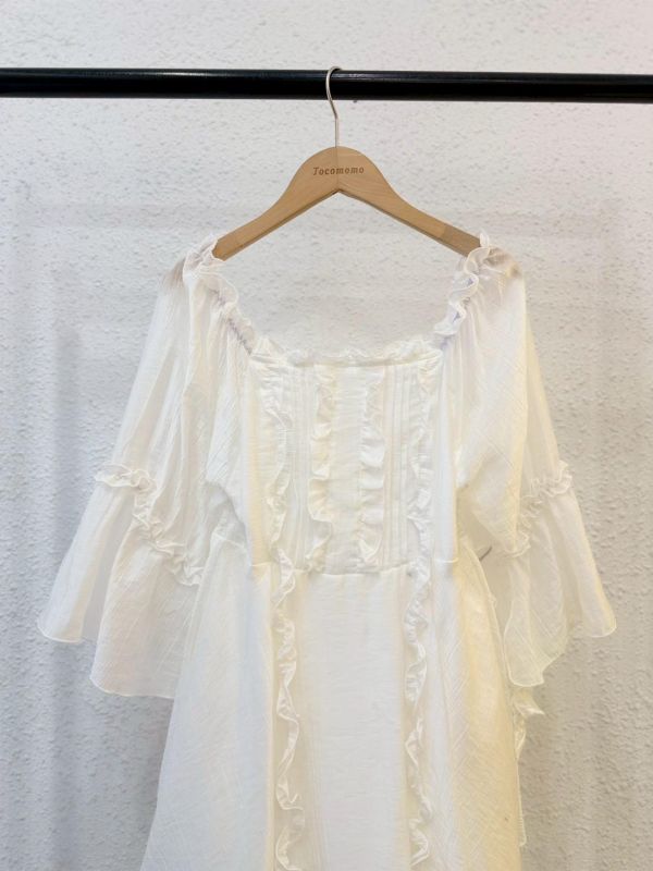 法式公主風長洋裝 