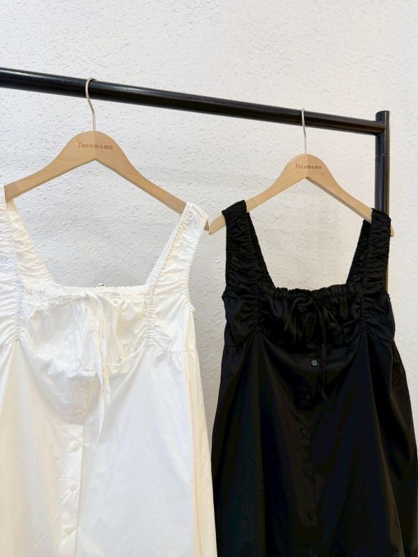 法式抓皺蝴蝶結罩衫 