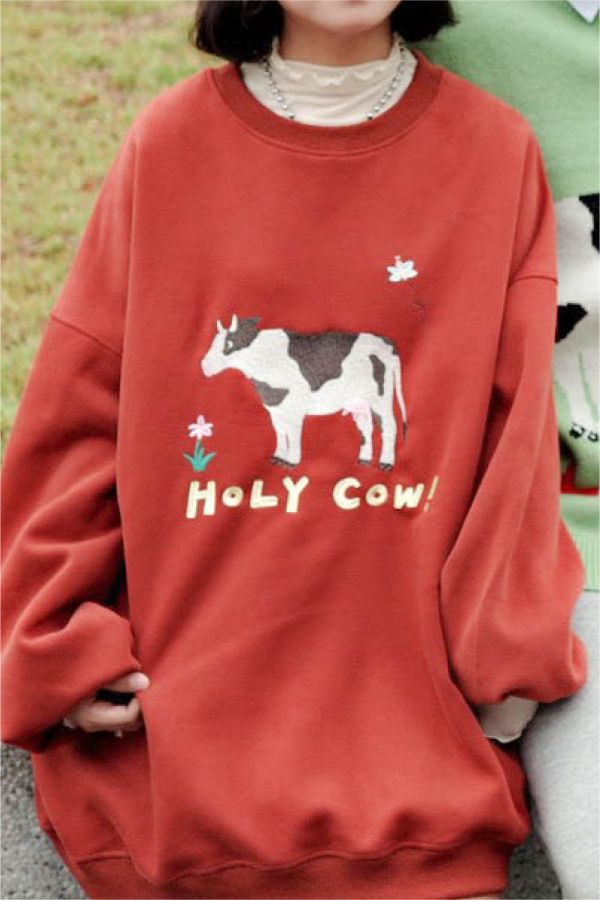 自訂款-可愛牛牛刺繡大學踢 