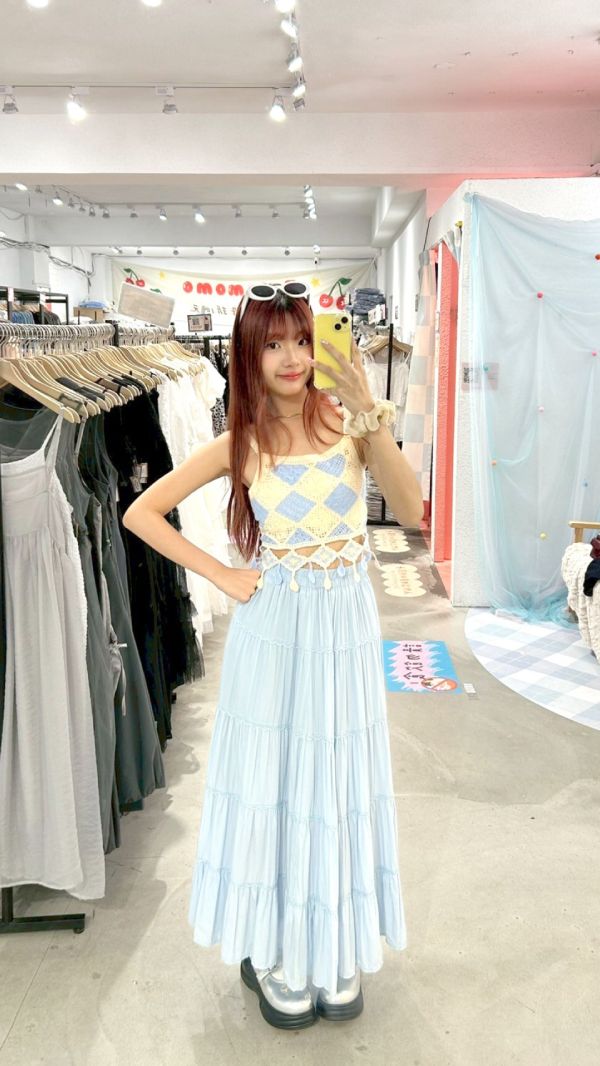 氣質小蕾絲蛋糕裙 