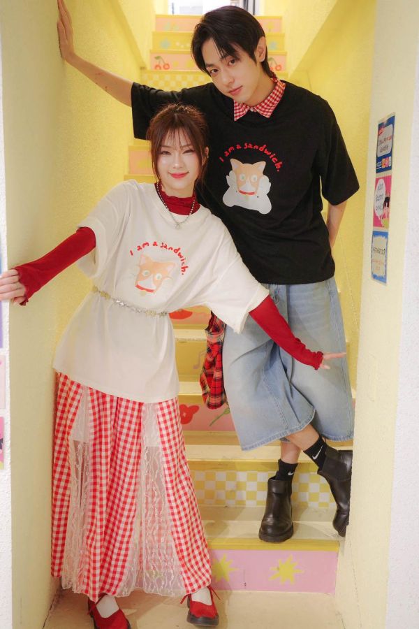 自訂款-三明治小橘貓大踢 (MIT) 