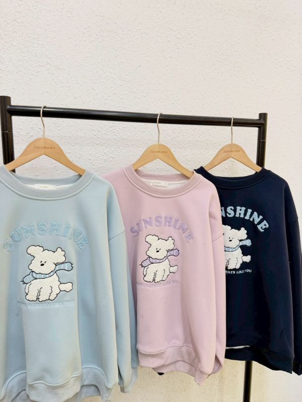 陽光圍巾小狗大學踢 (有刷毛) 