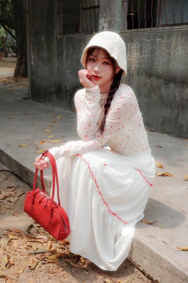 自訂款-蛋糕小狗撞色蛋糕裙 (MIT) 