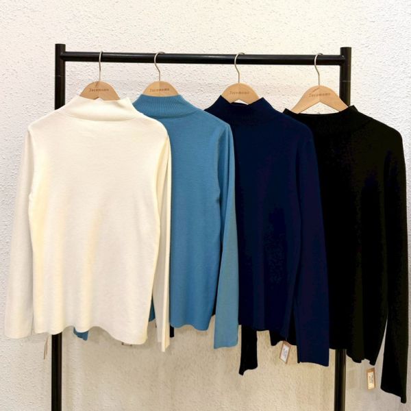 百搭柔膚長袖上衣 