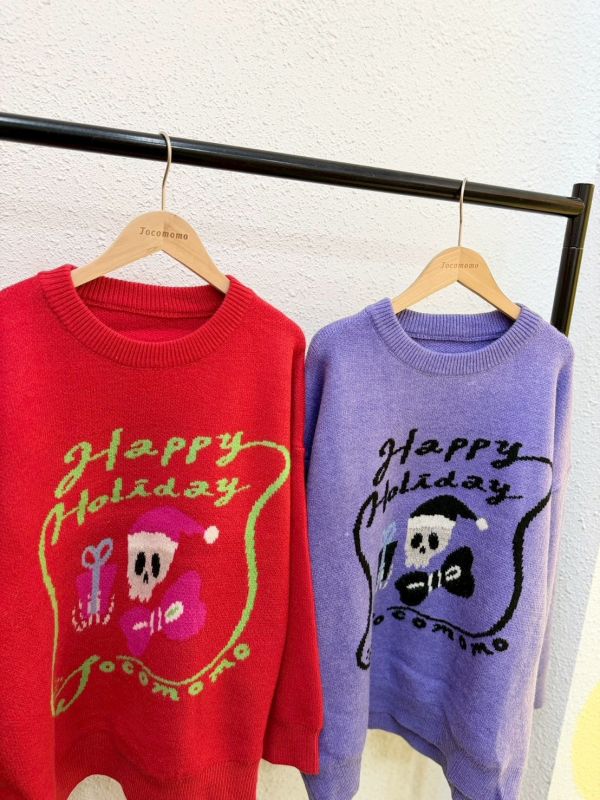 自訂款-聖誕骷髏頭毛衣 