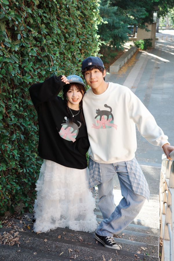 自訂款-黑貓打瞌睡大學踢 