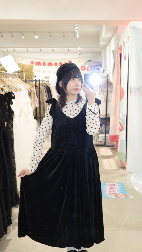 小花花長袖透膚 