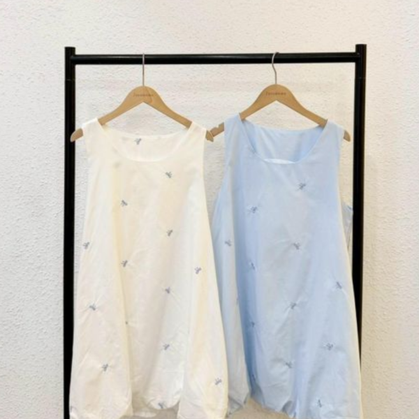 小蝴蝶結氣球洋裝 