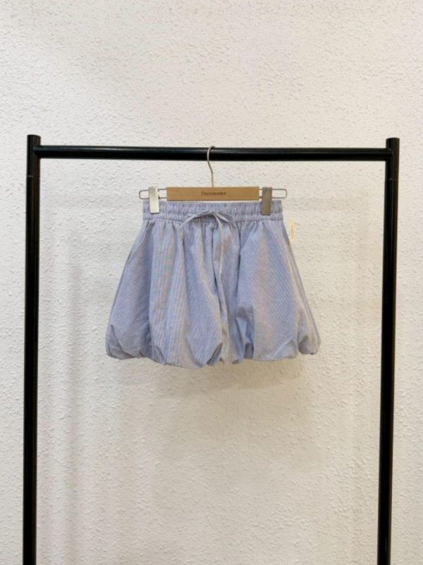 日常條紋澎澎短裙 