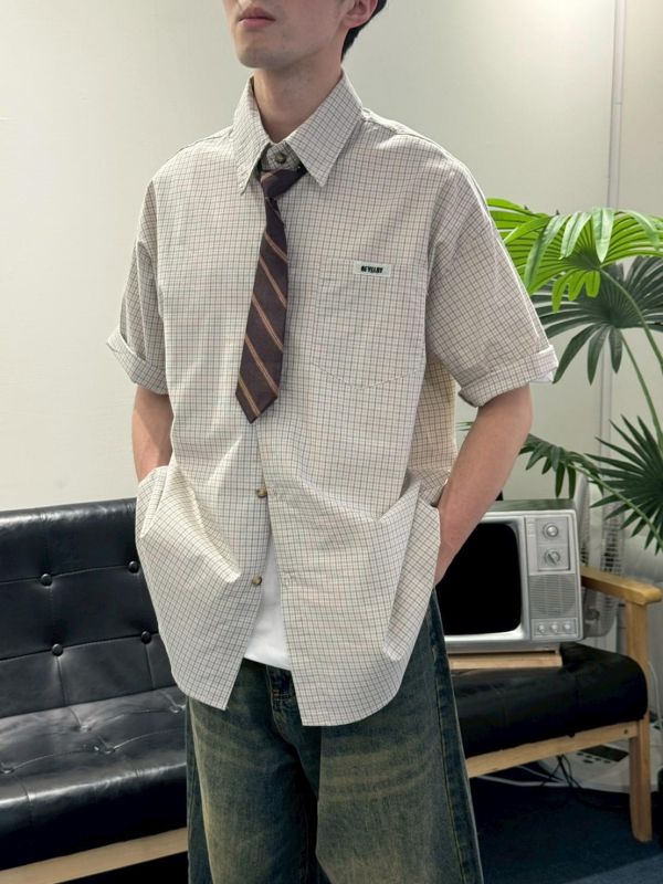 百搭小方格襯衫 