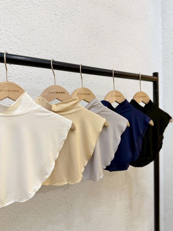 簡約高領假領子 