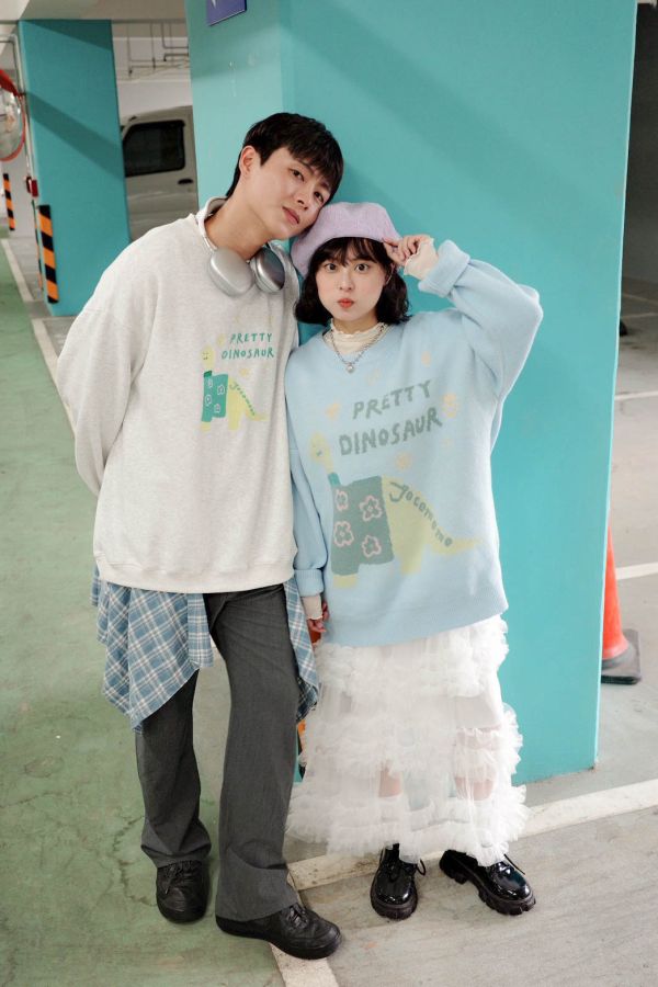 自訂款-漂亮恐龍刺繡大學踢 