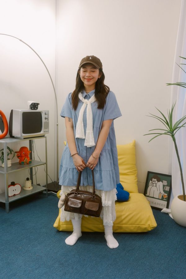 襯衫短洋裝 