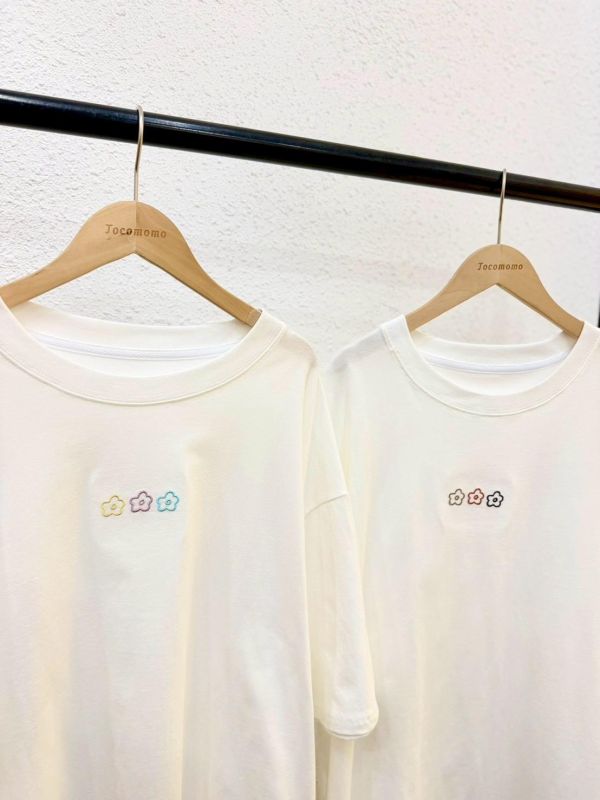 自訂款-三朵小花頭刺繡小圖大踢 (MIT) 