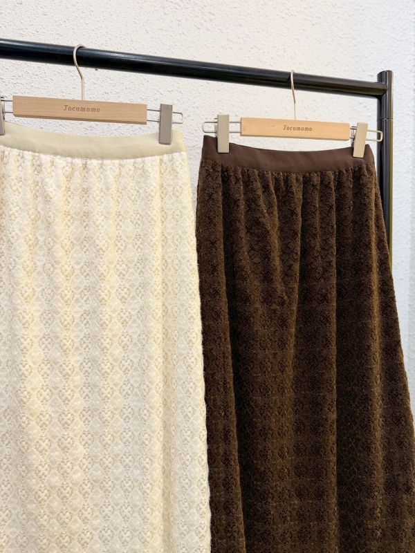 氣質蕾絲雙層長裙 (冬) 