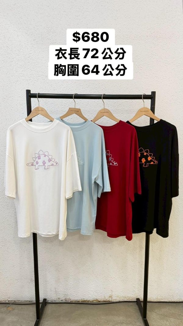 自訂款-花花劍龍線條刺繡大踢 (MIT) 