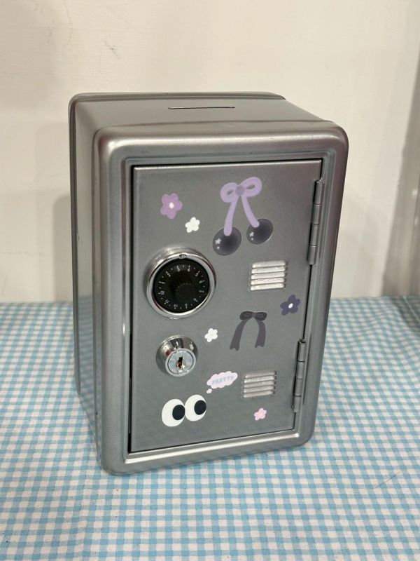 少女小鐵櫃存錢筒 