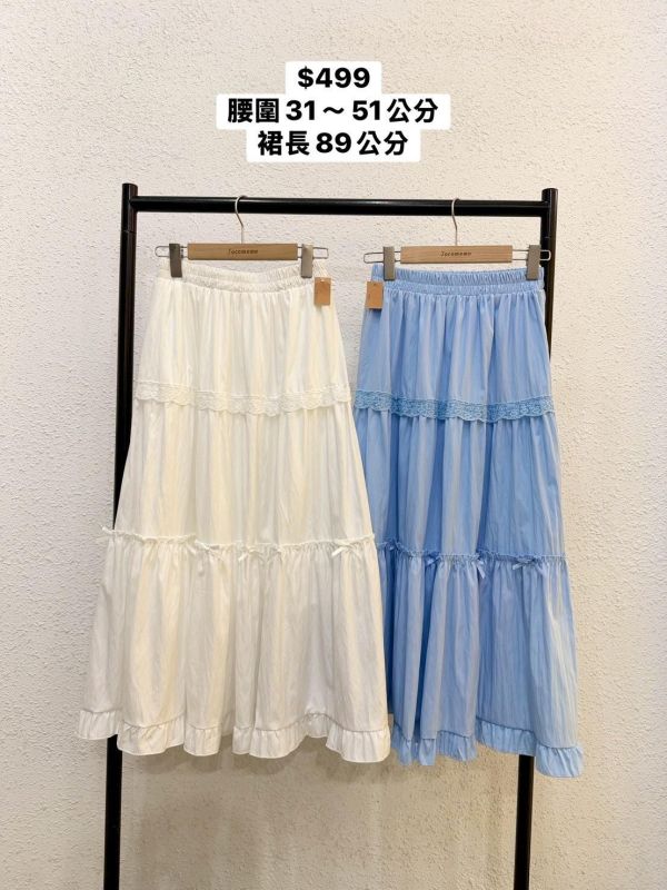 蕾絲小蝴蝶結長裙 