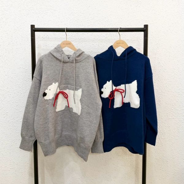 蝴蝶結狗狗針織帽踢 