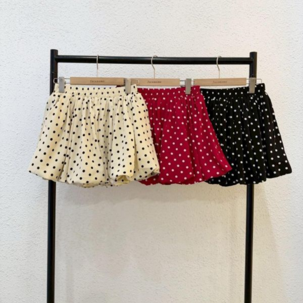 少女點點氣球短裙 