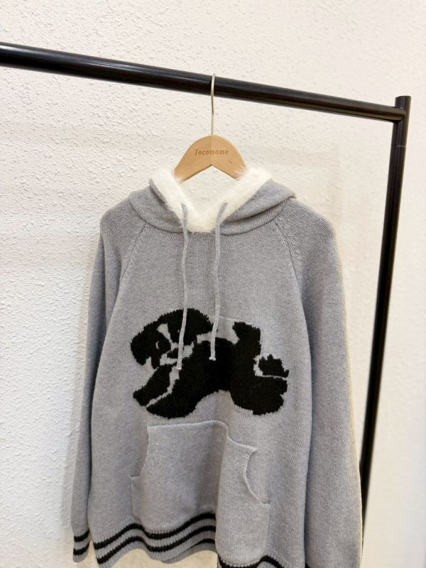 可愛小狗毛毛針織帽踢 