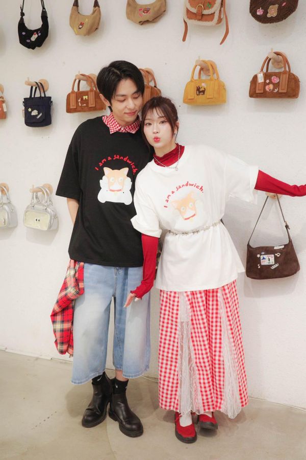 自訂款-三明治小橘貓大踢 (MIT) 