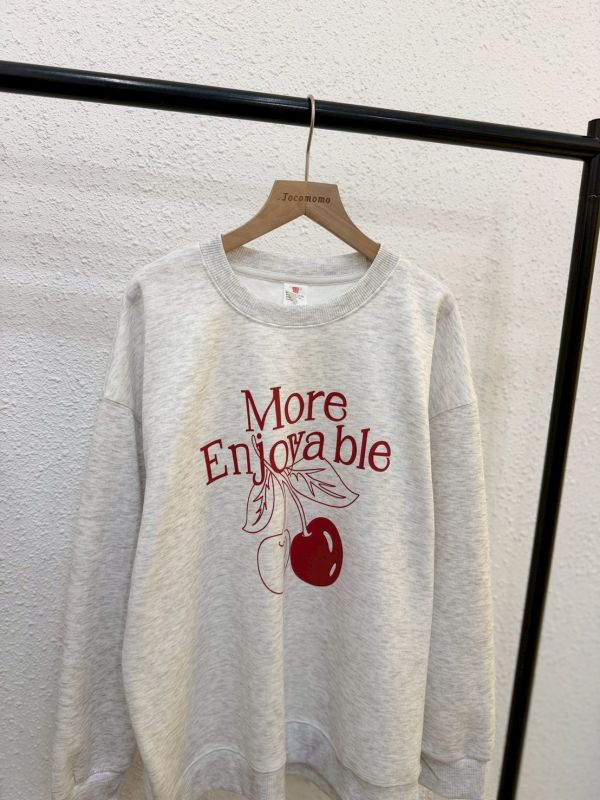 簡約櫻桃字母大學踢 (無刷毛) 