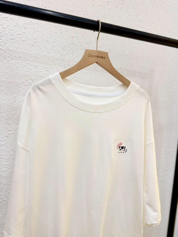 自訂款-可愛牛牛刺繡小圖大踢 (MIT) 