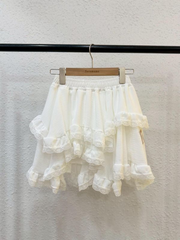 奶油捲捲層次短裙 