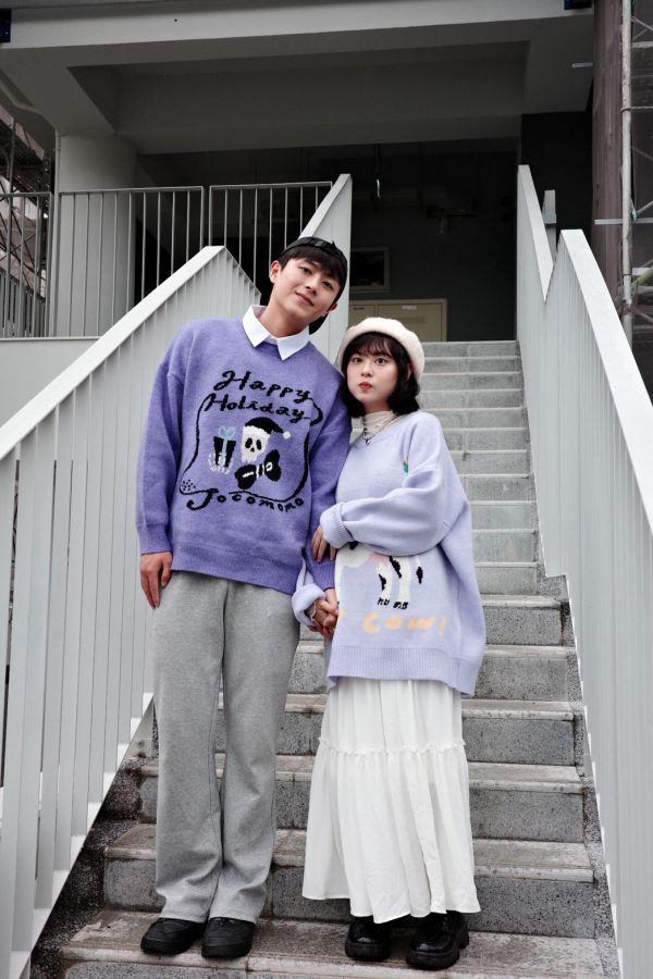 自訂款-聖誕骷髏頭毛衣 