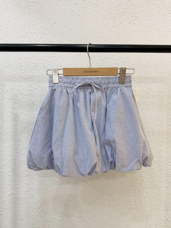 日常條紋澎澎短裙 