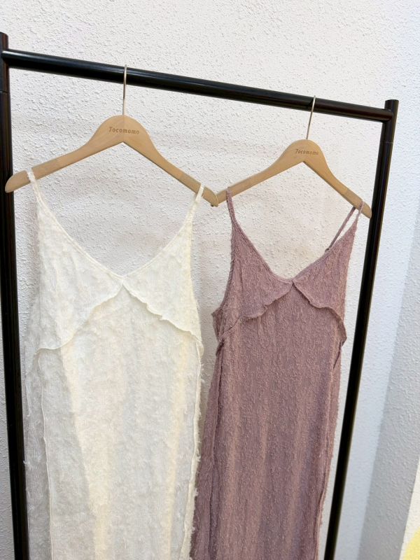 拼接毛毛長洋裝 (冬) 