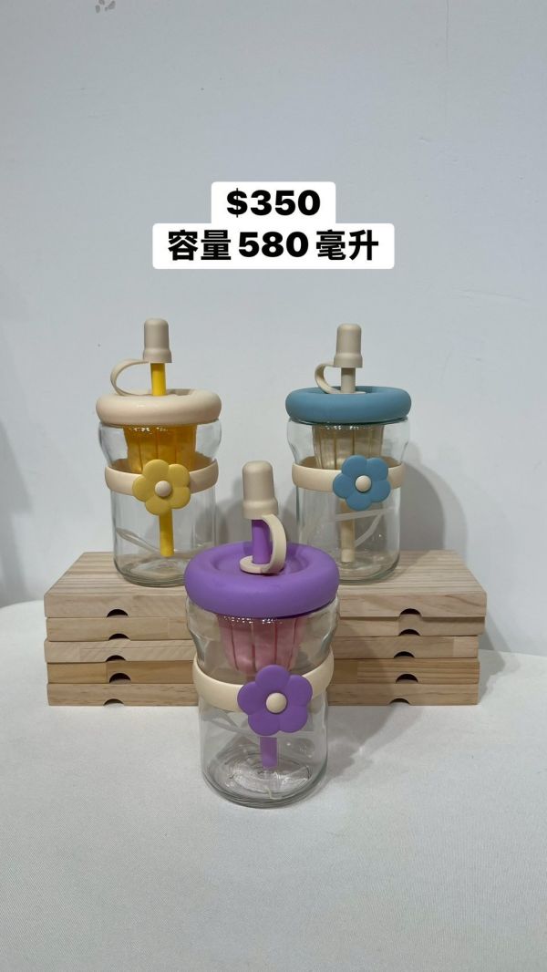 可愛立體花花水壺 